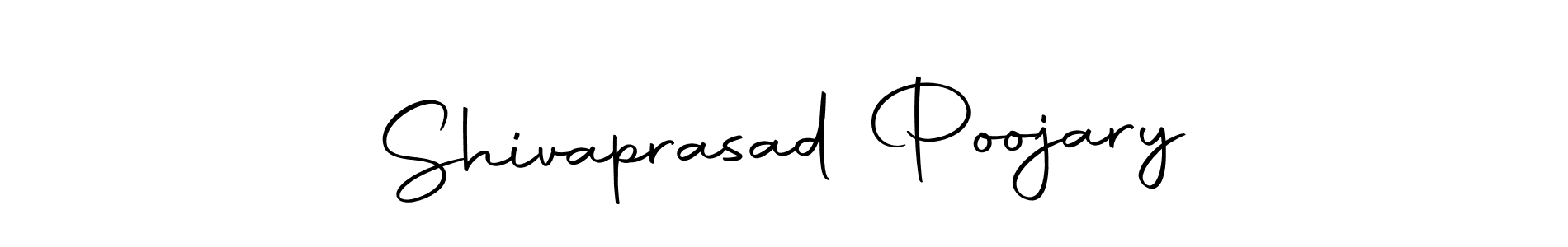 You should practise on your own different ways (Autography-DOLnW) to write your name (Shivaprasad Poojary) in signature. don't let someone else do it for you. Shivaprasad Poojary signature style 10 images and pictures png