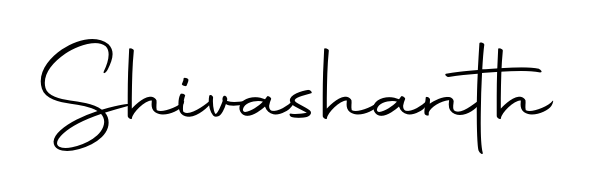 Make a beautiful signature design for name Shivashanth. Use this online signature maker to create a handwritten signature for free. Shivashanth signature style 10 images and pictures png
