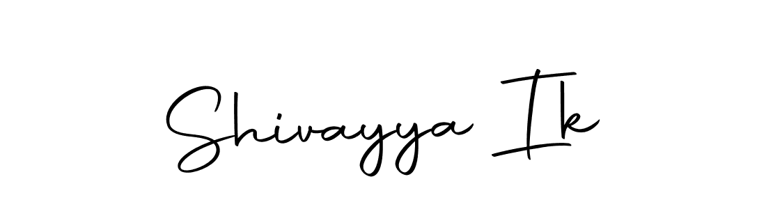 Make a beautiful signature design for name Shivayya Ik. Use this online signature maker to create a handwritten signature for free. Shivayya Ik signature style 10 images and pictures png