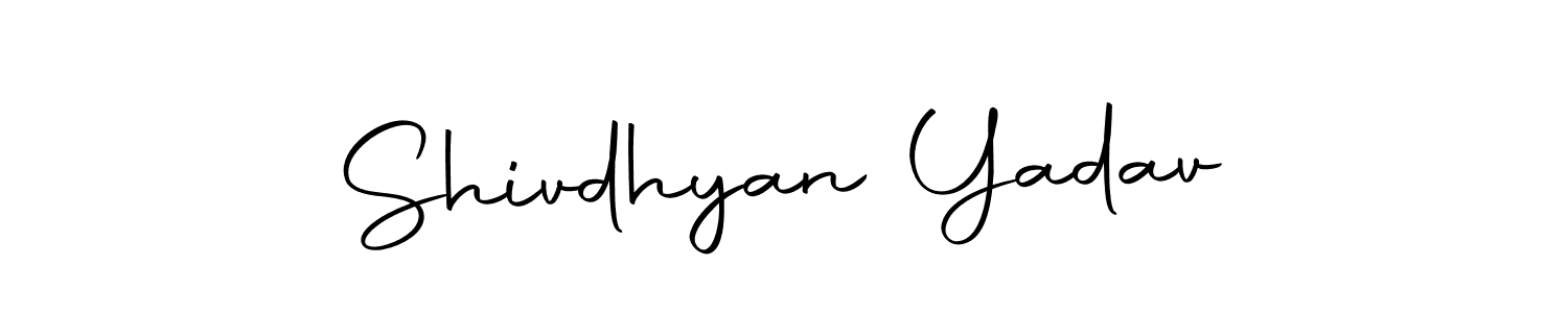 Make a beautiful signature design for name Shivdhyan Yadav. Use this online signature maker to create a handwritten signature for free. Shivdhyan Yadav signature style 10 images and pictures png