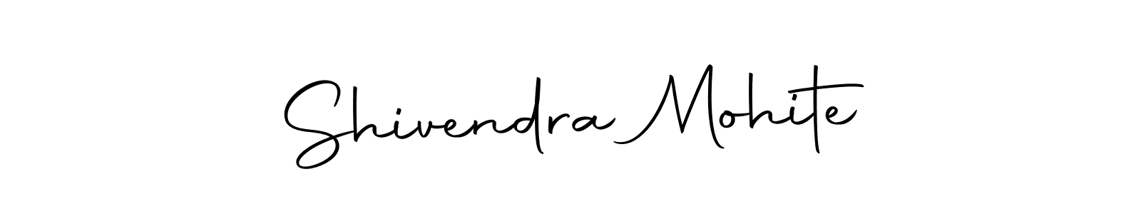 Design your own signature with our free online signature maker. With this signature software, you can create a handwritten (Autography-DOLnW) signature for name Shivendra Mohite. Shivendra Mohite signature style 10 images and pictures png