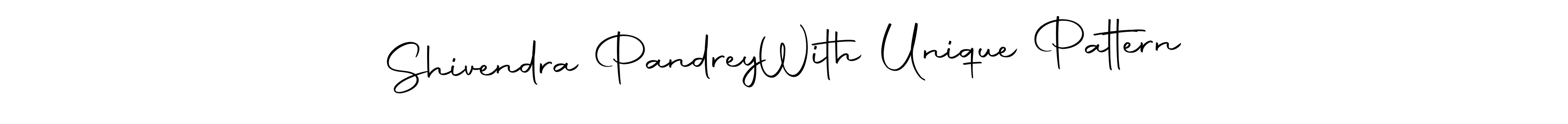 How to make Shivendra Pandrey  With Unique Pattern name signature. Use Autography-DOLnW style for creating short signs online. This is the latest handwritten sign. Shivendra Pandrey  With Unique Pattern signature style 10 images and pictures png