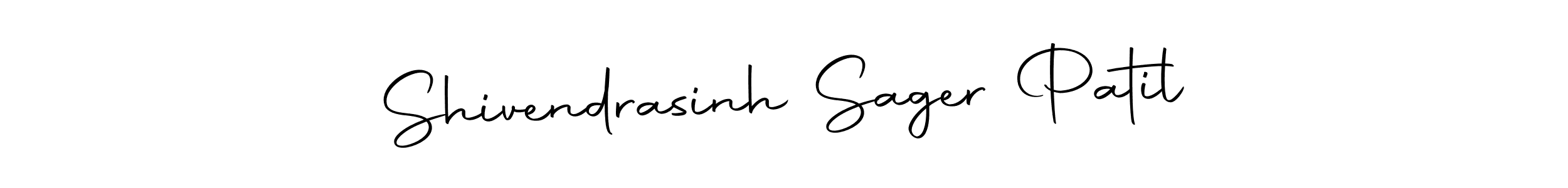 Create a beautiful signature design for name Shivendrasinh Sager Patil. With this signature (Autography-DOLnW) fonts, you can make a handwritten signature for free. Shivendrasinh Sager Patil signature style 10 images and pictures png