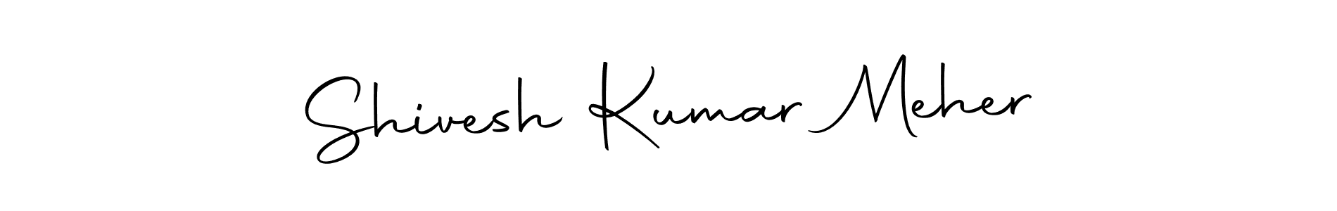 The best way (Autography-DOLnW) to make a short signature is to pick only two or three words in your name. The name Shivesh Kumar Meher include a total of six letters. For converting this name. Shivesh Kumar Meher signature style 10 images and pictures png