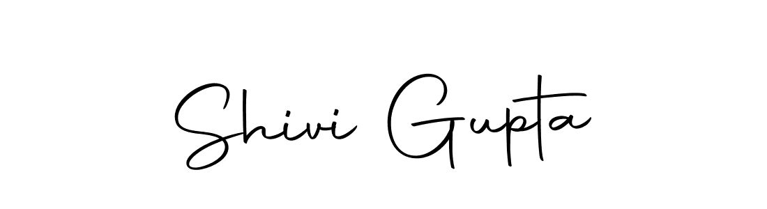 Design your own signature with our free online signature maker. With this signature software, you can create a handwritten (Autography-DOLnW) signature for name Shivi Gupta. Shivi Gupta signature style 10 images and pictures png