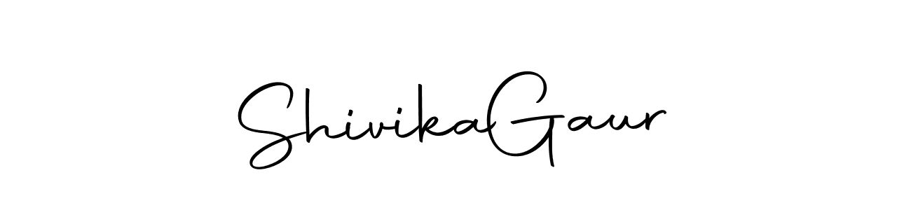 Use a signature maker to create a handwritten signature online. With this signature software, you can design (Autography-DOLnW) your own signature for name Shivika  Gaur. Shivika  Gaur signature style 10 images and pictures png