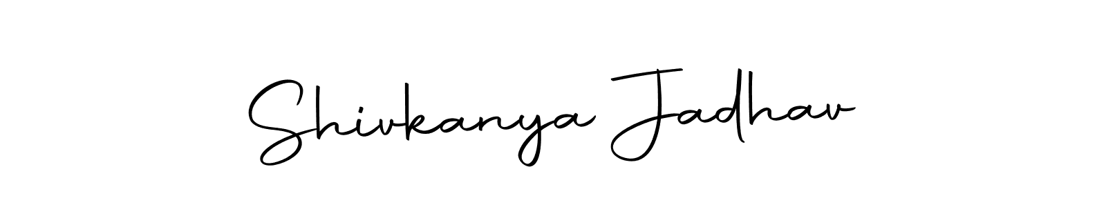 Similarly Autography-DOLnW is the best handwritten signature design. Signature creator online .You can use it as an online autograph creator for name Shivkanya Jadhav. Shivkanya Jadhav signature style 10 images and pictures png