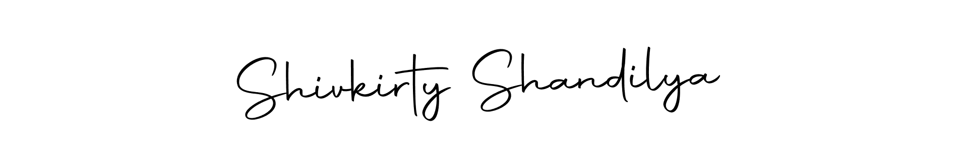 Create a beautiful signature design for name Shivkirty Shandilya. With this signature (Autography-DOLnW) fonts, you can make a handwritten signature for free. Shivkirty Shandilya signature style 10 images and pictures png