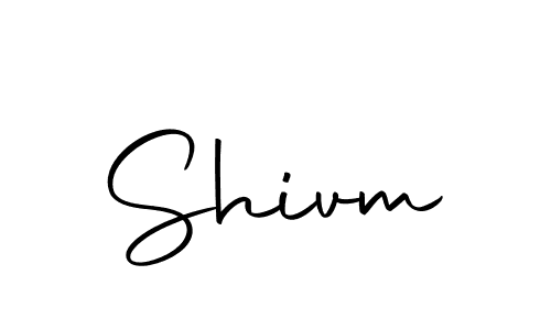 Shivm stylish signature style. Best Handwritten Sign (Autography-DOLnW) for my name. Handwritten Signature Collection Ideas for my name Shivm. Shivm signature style 10 images and pictures png