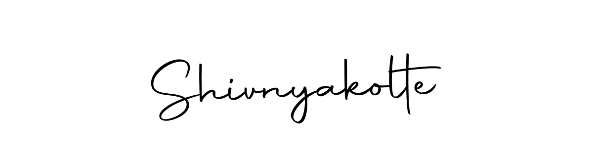 Make a beautiful signature design for name Shivnyakolte. Use this online signature maker to create a handwritten signature for free. Shivnyakolte signature style 10 images and pictures png