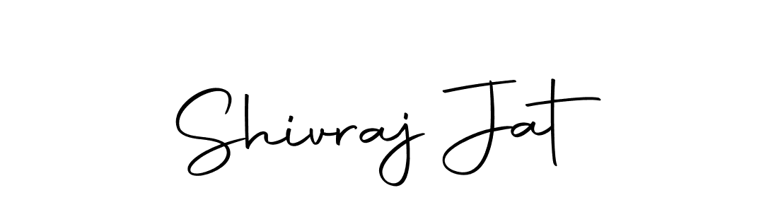 How to make Shivraj Jat name signature. Use Autography-DOLnW style for creating short signs online. This is the latest handwritten sign. Shivraj Jat signature style 10 images and pictures png