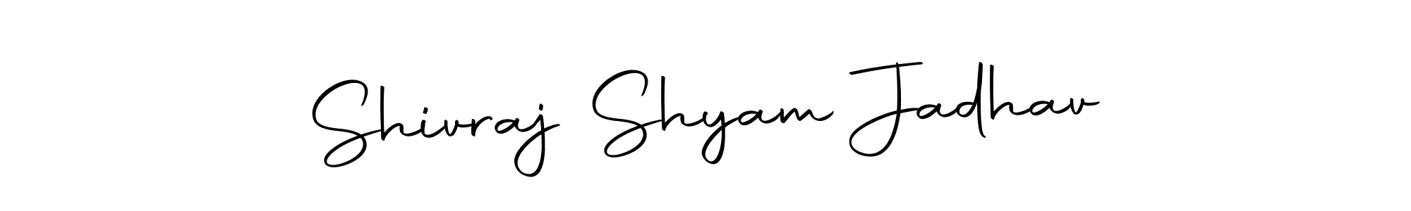You should practise on your own different ways (Autography-DOLnW) to write your name (Shivraj Shyam Jadhav) in signature. don't let someone else do it for you. Shivraj Shyam Jadhav signature style 10 images and pictures png