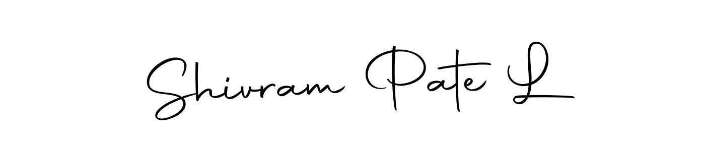 Use a signature maker to create a handwritten signature online. With this signature software, you can design (Autography-DOLnW) your own signature for name Shivram Pate L. Shivram Pate L signature style 10 images and pictures png