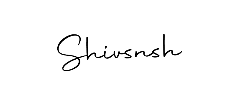 Design your own signature with our free online signature maker. With this signature software, you can create a handwritten (Autography-DOLnW) signature for name Shivsnsh. Shivsnsh signature style 10 images and pictures png