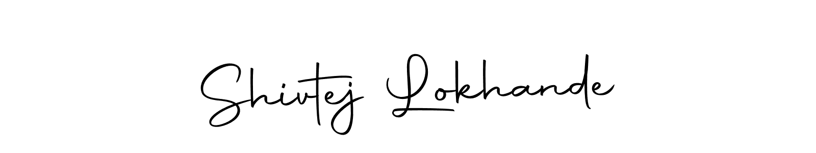 Design your own signature with our free online signature maker. With this signature software, you can create a handwritten (Autography-DOLnW) signature for name Shivtej Lokhande. Shivtej Lokhande signature style 10 images and pictures png