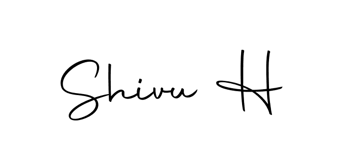 Similarly Autography-DOLnW is the best handwritten signature design. Signature creator online .You can use it as an online autograph creator for name Shivu H. Shivu H signature style 10 images and pictures png