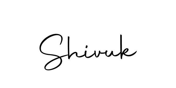 Create a beautiful signature design for name Shivuk. With this signature (Autography-DOLnW) fonts, you can make a handwritten signature for free. Shivuk signature style 10 images and pictures png