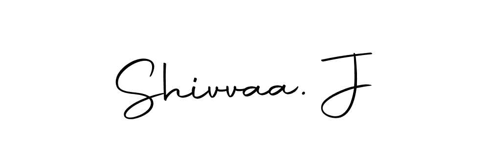 How to make Shivvaa. J signature? Autography-DOLnW is a professional autograph style. Create handwritten signature for Shivvaa. J name. Shivvaa. J signature style 10 images and pictures png