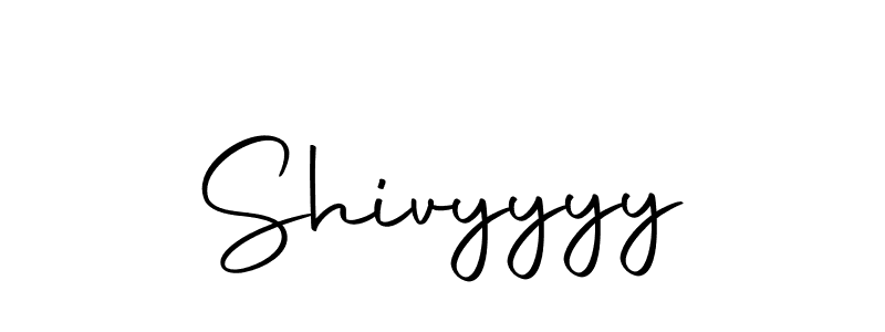 How to make Shivyyyy signature? Autography-DOLnW is a professional autograph style. Create handwritten signature for Shivyyyy name. Shivyyyy signature style 10 images and pictures png