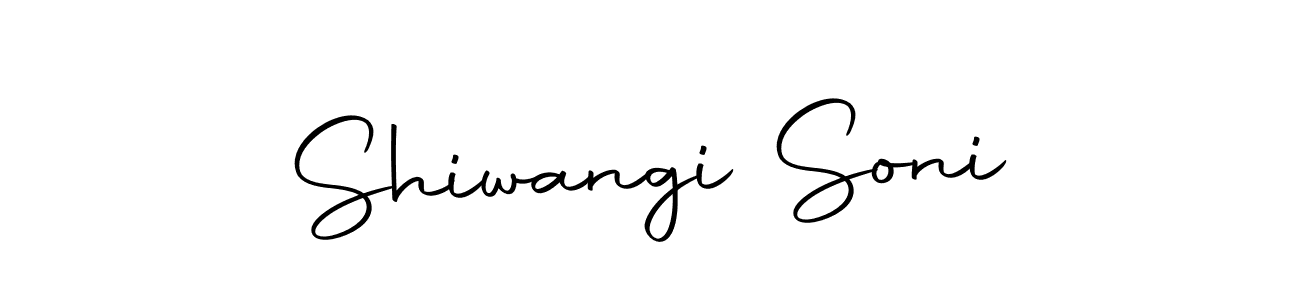 The best way (Autography-DOLnW) to make a short signature is to pick only two or three words in your name. The name Shiwangi Soni include a total of six letters. For converting this name. Shiwangi Soni signature style 10 images and pictures png