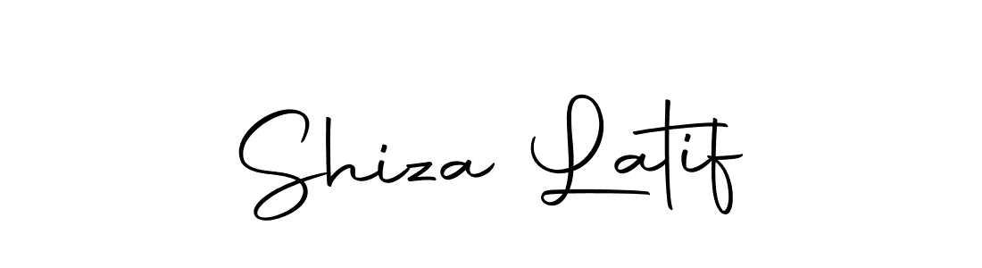 Make a beautiful signature design for name Shiza Latif. With this signature (Autography-DOLnW) style, you can create a handwritten signature for free. Shiza Latif signature style 10 images and pictures png