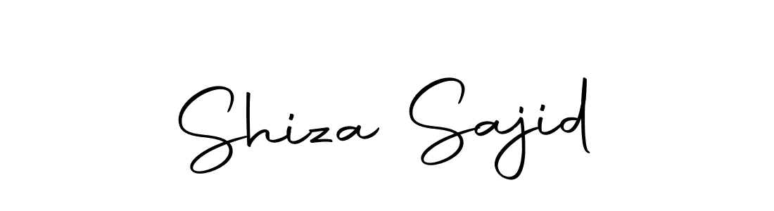 Shiza Sajid stylish signature style. Best Handwritten Sign (Autography-DOLnW) for my name. Handwritten Signature Collection Ideas for my name Shiza Sajid. Shiza Sajid signature style 10 images and pictures png
