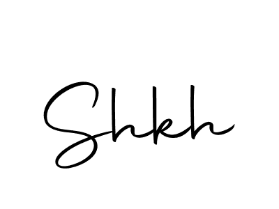 You should practise on your own different ways (Autography-DOLnW) to write your name (Shkh) in signature. don't let someone else do it for you. Shkh signature style 10 images and pictures png