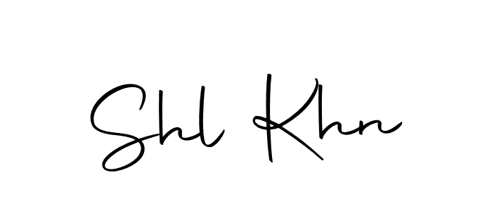 The best way (Autography-DOLnW) to make a short signature is to pick only two or three words in your name. The name Shl Khn include a total of six letters. For converting this name. Shl Khn signature style 10 images and pictures png