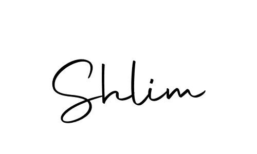 You should practise on your own different ways (Autography-DOLnW) to write your name (Shlim) in signature. don't let someone else do it for you. Shlim signature style 10 images and pictures png