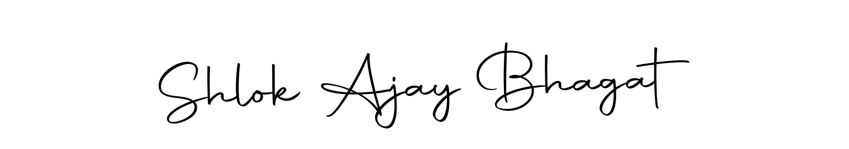 Similarly Autography-DOLnW is the best handwritten signature design. Signature creator online .You can use it as an online autograph creator for name Shlok Ajay Bhagat. Shlok Ajay Bhagat signature style 10 images and pictures png