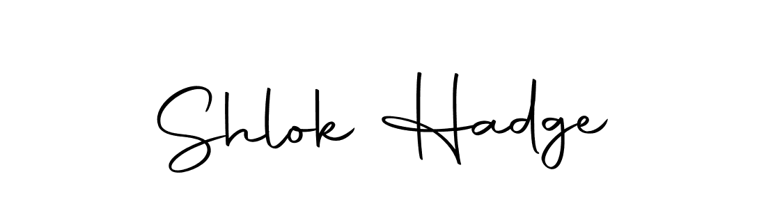 This is the best signature style for the Shlok Hadge name. Also you like these signature font (Autography-DOLnW). Mix name signature. Shlok Hadge signature style 10 images and pictures png