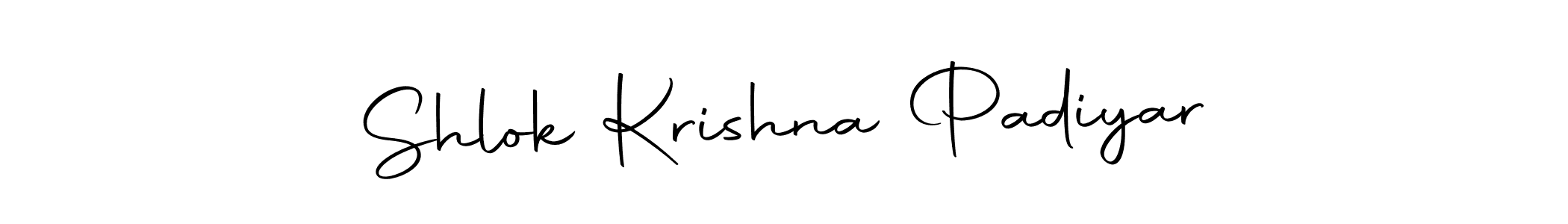 Once you've used our free online signature maker to create your best signature Autography-DOLnW style, it's time to enjoy all of the benefits that Shlok Krishna Padiyar name signing documents. Shlok Krishna Padiyar signature style 10 images and pictures png