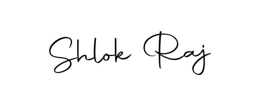 Shlok Raj stylish signature style. Best Handwritten Sign (Autography-DOLnW) for my name. Handwritten Signature Collection Ideas for my name Shlok Raj. Shlok Raj signature style 10 images and pictures png