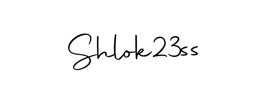 You can use this online signature creator to create a handwritten signature for the name Shlok23ss. This is the best online autograph maker. Shlok23ss signature style 10 images and pictures png