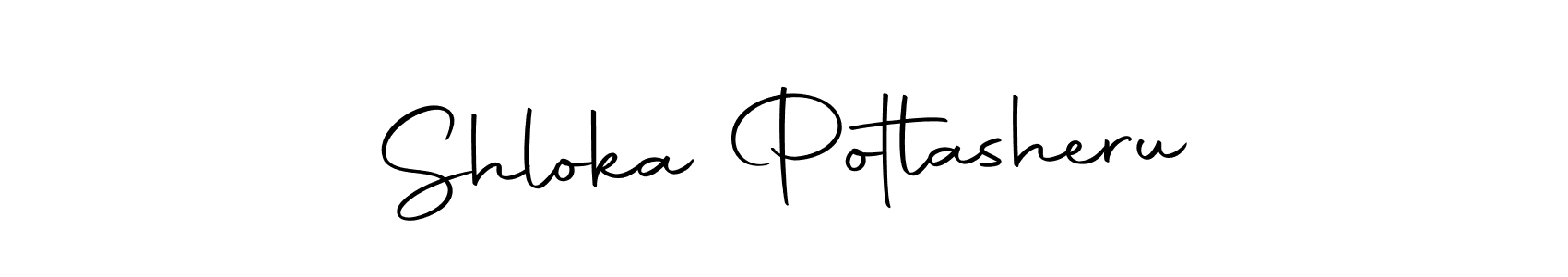 Here are the top 10 professional signature styles for the name Shloka Potlasheru. These are the best autograph styles you can use for your name. Shloka Potlasheru signature style 10 images and pictures png