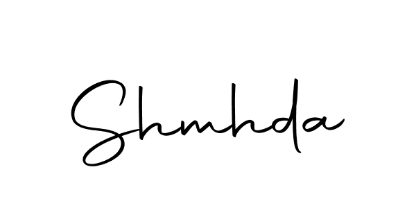 Shmhda stylish signature style. Best Handwritten Sign (Autography-DOLnW) for my name. Handwritten Signature Collection Ideas for my name Shmhda. Shmhda signature style 10 images and pictures png