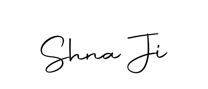 You should practise on your own different ways (Autography-DOLnW) to write your name (Shna Ji) in signature. don't let someone else do it for you. Shna Ji signature style 10 images and pictures png