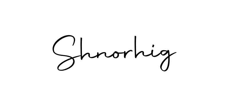 You should practise on your own different ways (Autography-DOLnW) to write your name (Shnorhig) in signature. don't let someone else do it for you. Shnorhig signature style 10 images and pictures png