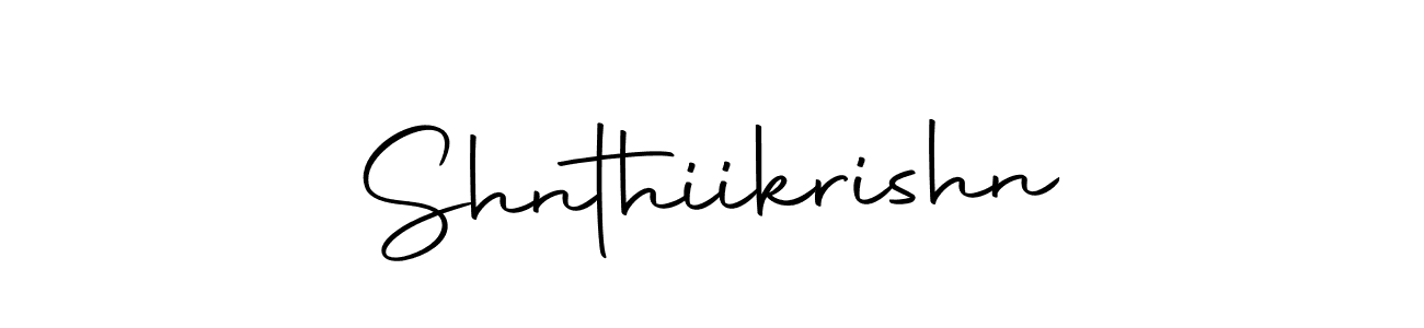 Create a beautiful signature design for name Shnthiikrishn. With this signature (Autography-DOLnW) fonts, you can make a handwritten signature for free. Shnthiikrishn signature style 10 images and pictures png