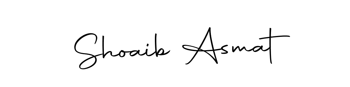 How to make Shoaib Asmat signature? Autography-DOLnW is a professional autograph style. Create handwritten signature for Shoaib Asmat name. Shoaib Asmat signature style 10 images and pictures png