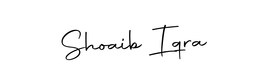 Shoaib Iqra stylish signature style. Best Handwritten Sign (Autography-DOLnW) for my name. Handwritten Signature Collection Ideas for my name Shoaib Iqra. Shoaib Iqra signature style 10 images and pictures png