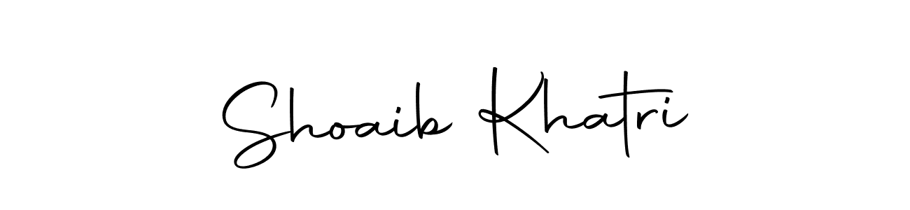 Make a beautiful signature design for name Shoaib Khatri. With this signature (Autography-DOLnW) style, you can create a handwritten signature for free. Shoaib Khatri signature style 10 images and pictures png