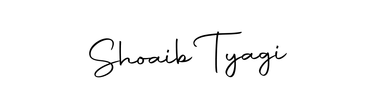 Create a beautiful signature design for name Shoaib Tyagi. With this signature (Autography-DOLnW) fonts, you can make a handwritten signature for free. Shoaib Tyagi signature style 10 images and pictures png