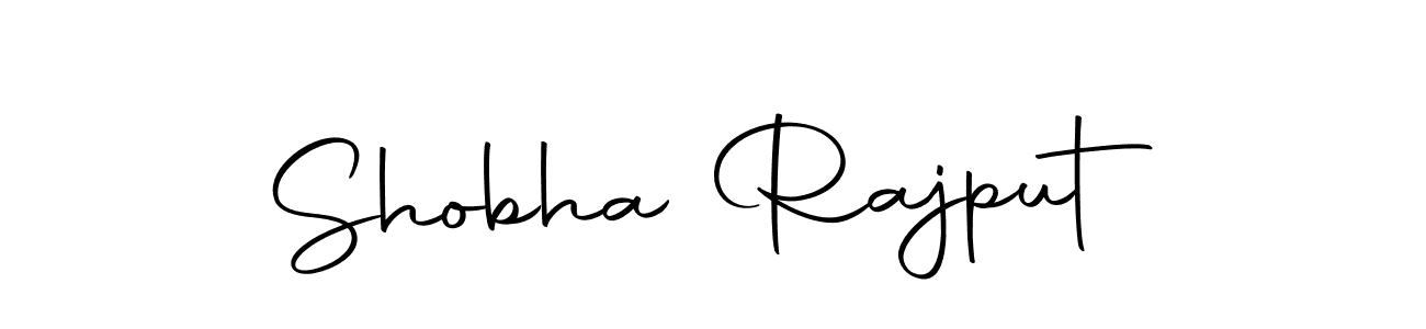 How to make Shobha Rajput name signature. Use Autography-DOLnW style for creating short signs online. This is the latest handwritten sign. Shobha Rajput signature style 10 images and pictures png