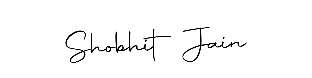 Design your own signature with our free online signature maker. With this signature software, you can create a handwritten (Autography-DOLnW) signature for name Shobhit Jain. Shobhit Jain signature style 10 images and pictures png