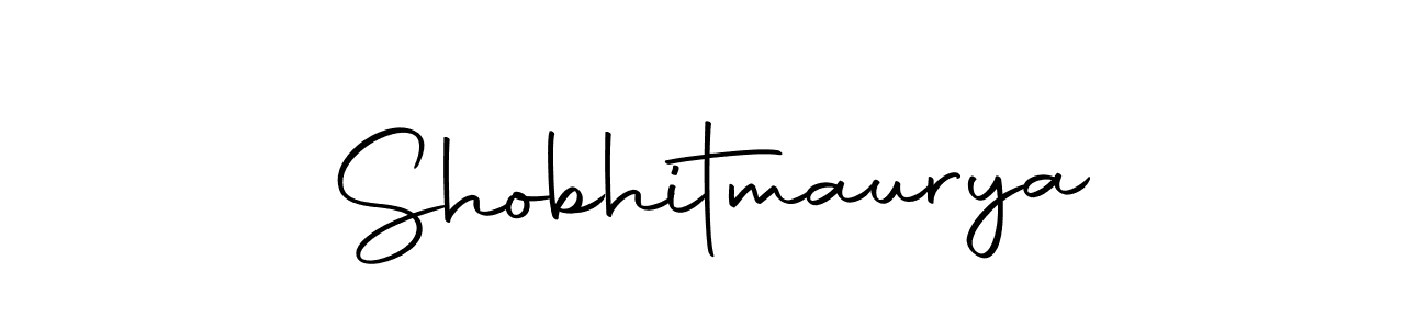 How to make Shobhitmaurya name signature. Use Autography-DOLnW style for creating short signs online. This is the latest handwritten sign. Shobhitmaurya signature style 10 images and pictures png