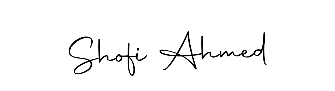 Shofi Ahmed stylish signature style. Best Handwritten Sign (Autography-DOLnW) for my name. Handwritten Signature Collection Ideas for my name Shofi Ahmed. Shofi Ahmed signature style 10 images and pictures png