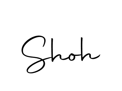 Use a signature maker to create a handwritten signature online. With this signature software, you can design (Autography-DOLnW) your own signature for name Shoh. Shoh signature style 10 images and pictures png