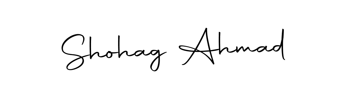 Use a signature maker to create a handwritten signature online. With this signature software, you can design (Autography-DOLnW) your own signature for name Shohag Ahmad. Shohag Ahmad signature style 10 images and pictures png