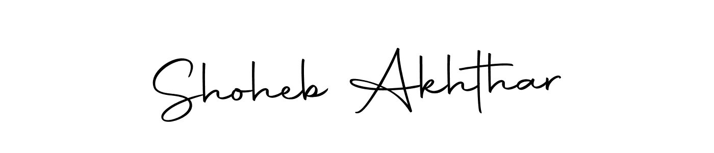 Make a beautiful signature design for name Shoheb Akhthar. Use this online signature maker to create a handwritten signature for free. Shoheb Akhthar signature style 10 images and pictures png